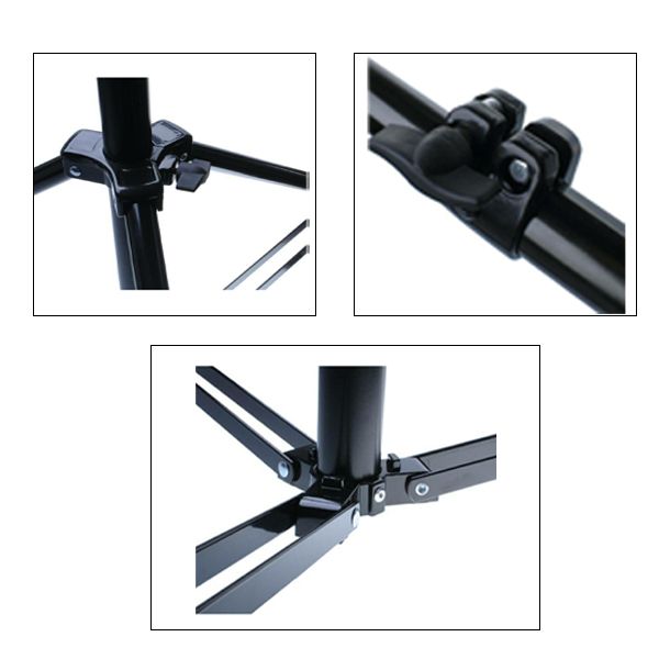 Treppiede Per Luci Aputure - Altezza Regolabile 1-2,8 M, Supporto Fino A 8 Kg, Con Ammortizzatore Pneumatico